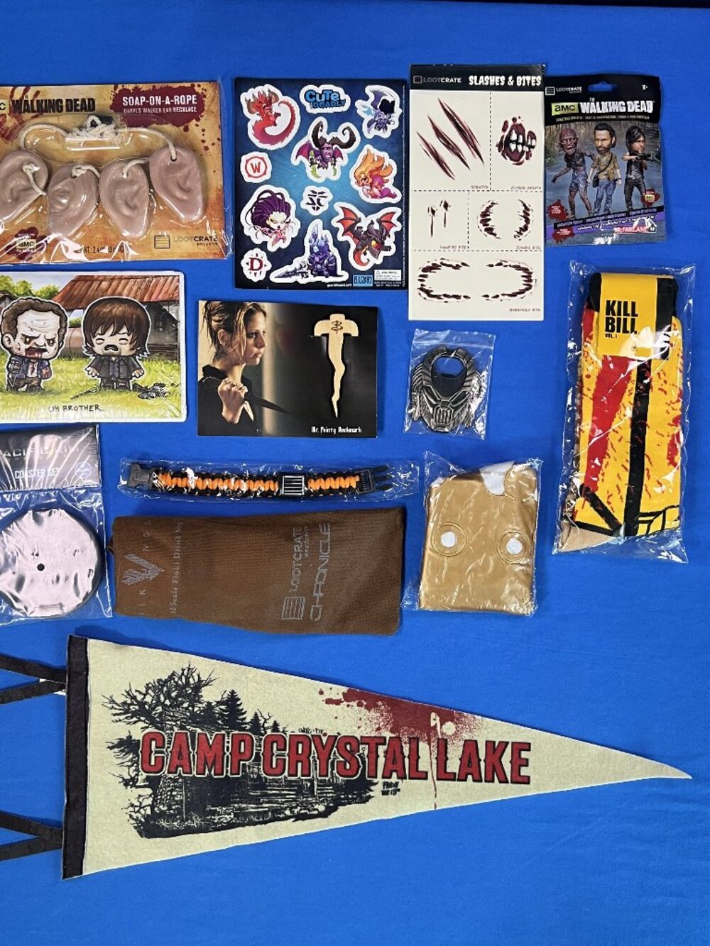 Loot Crate Exclusive Mix Box #2 Of Items See Below Description of Each Piece